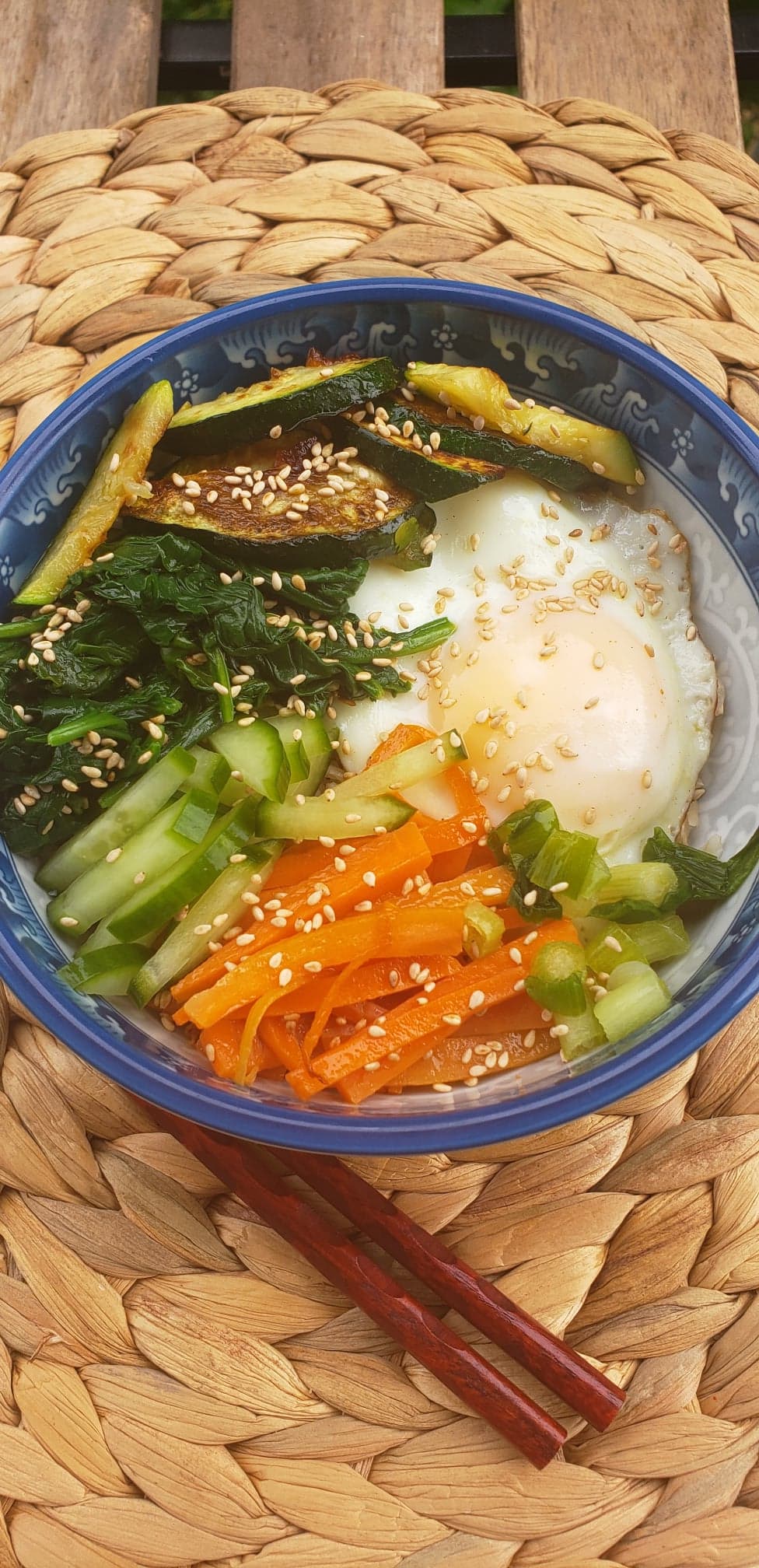 Vegetarian Bibimbap with Gochujang Sauce