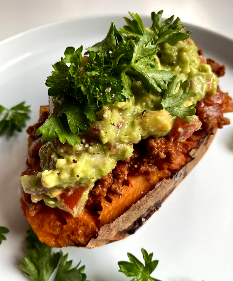 Taco Stuffed Sweet Potatoes